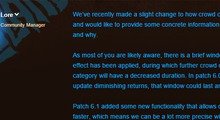 Patch 6.1 - Crowd Control Diminishing Return Hotfix Patch 6.1 - Crowd Control Diminishing Return Hotfix
