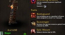 Bodyguard Perks - Leorajh Mission Table Bodyguard Perks - Leorajh Mission Table
