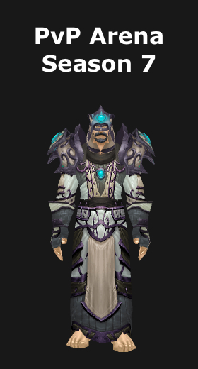 Priests have 2 Arena Season 7 sets: a healing set and a DPS set. These 