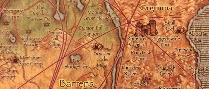 Demonfall Map with all of the key locations and trainers