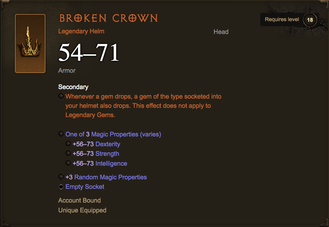 Broken Crown Still Dropping General Discussion Icy Veins