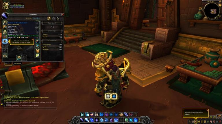 Azerite Traits in Battle for Azeroth Alpha News Veins