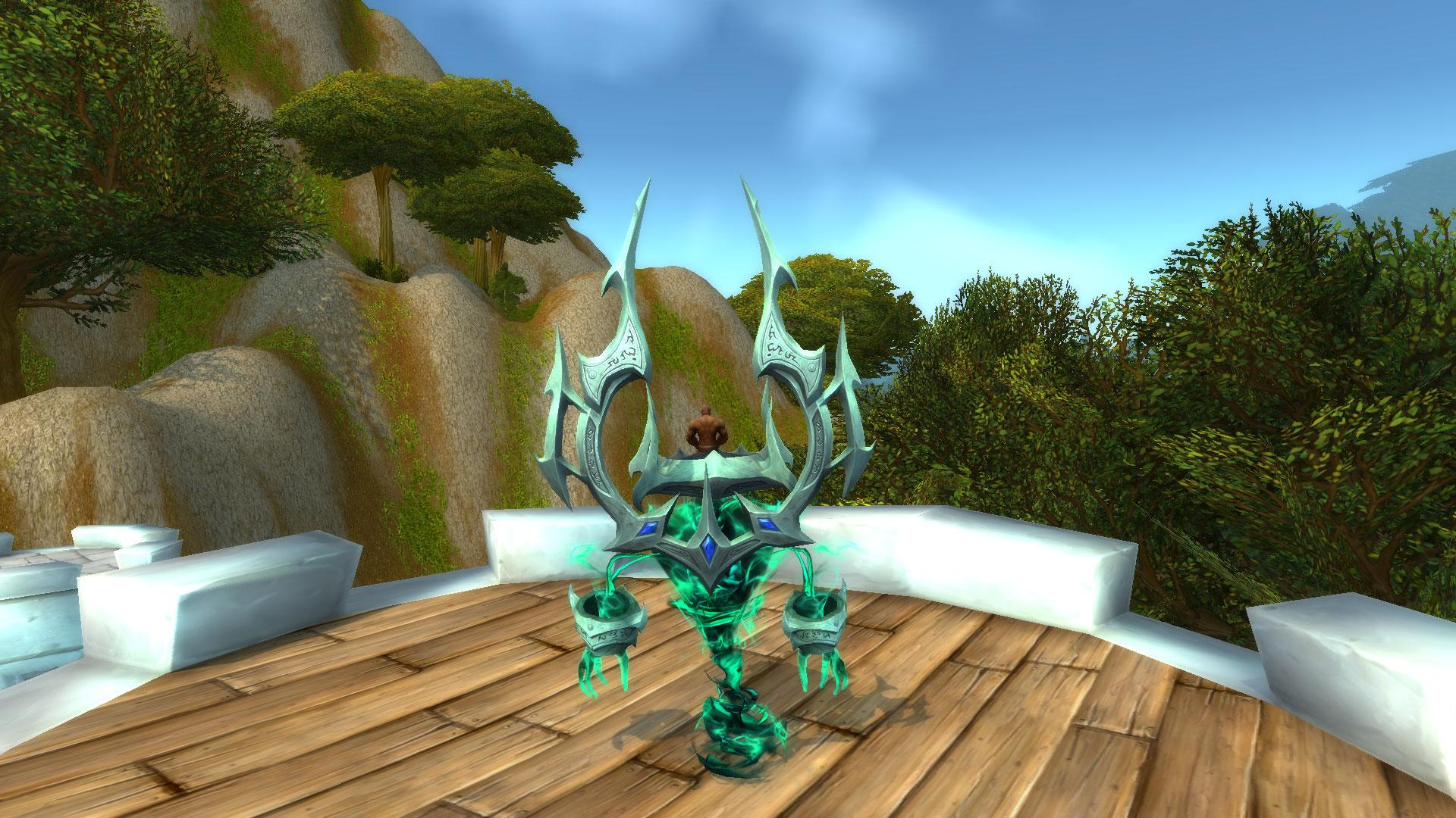 Shadowlands Mythic+ Season 4 Keystone Mount is Restoration Deathwalker