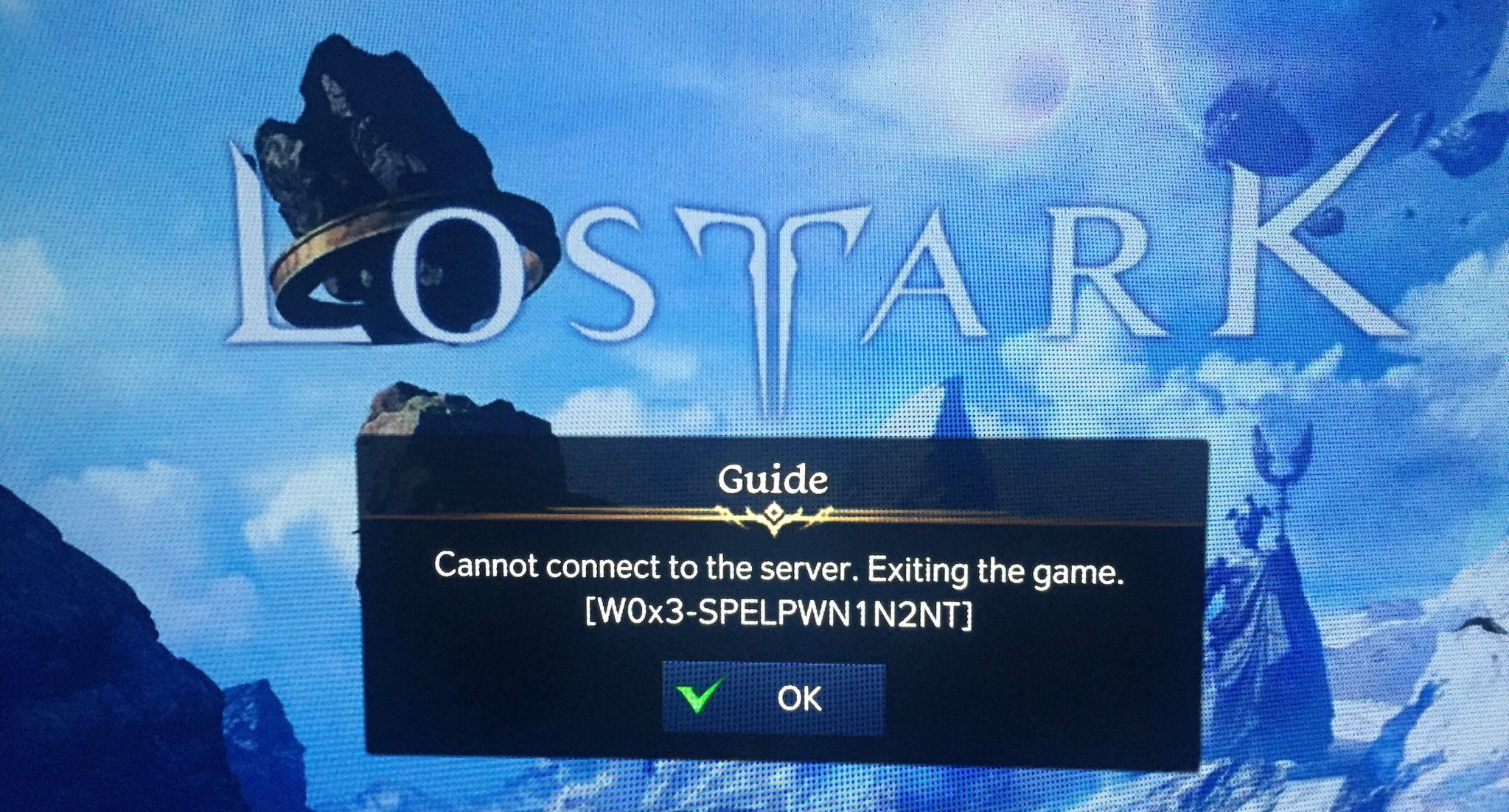 Lost Ark cannot connect to the server