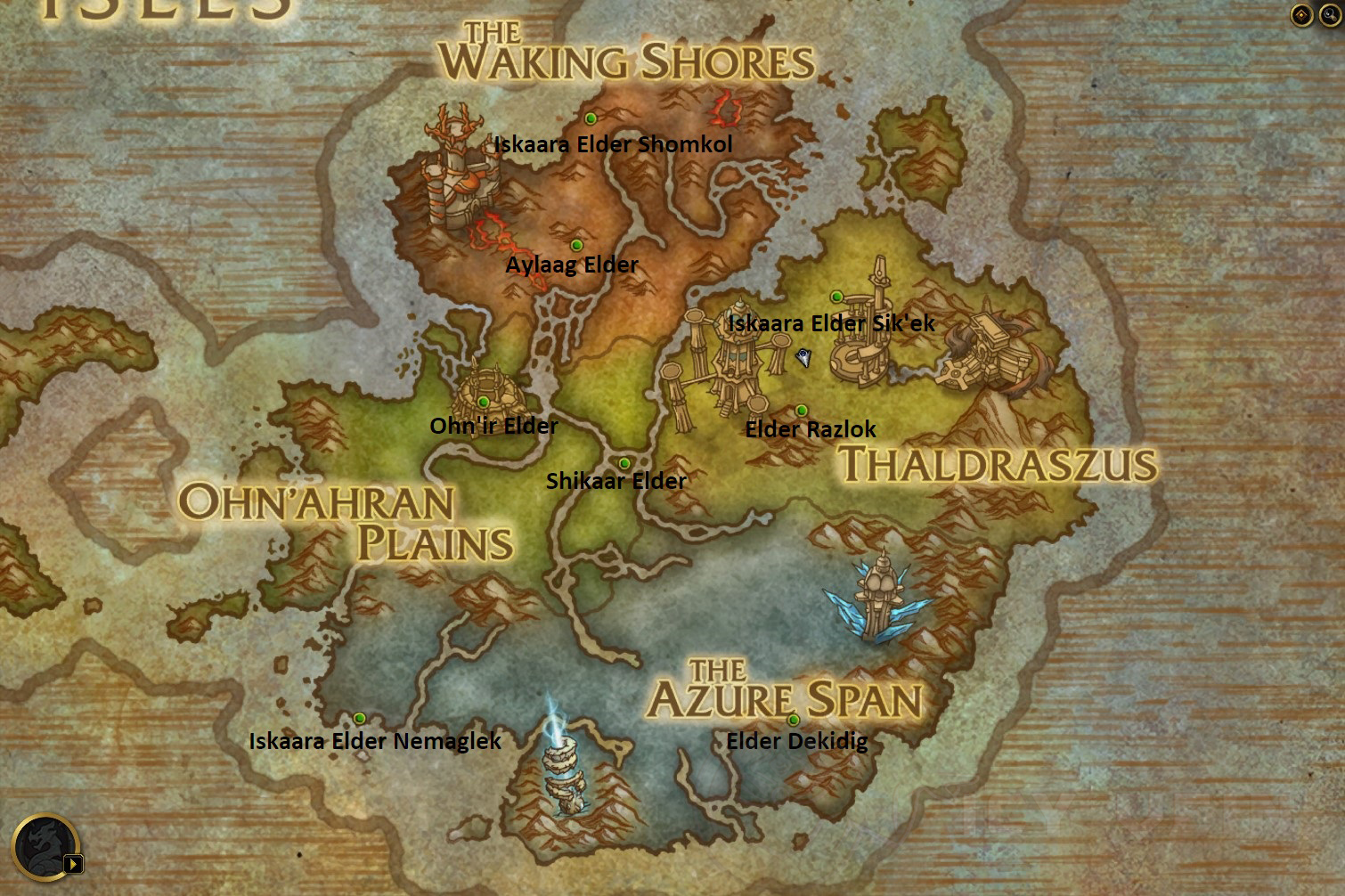 Elders of the Dragon Isles Locations (Lunar Festival 2023 Update