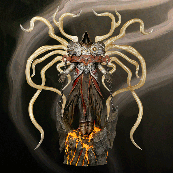 Diablo IV Inarius 26in Premium Statue 3.gif