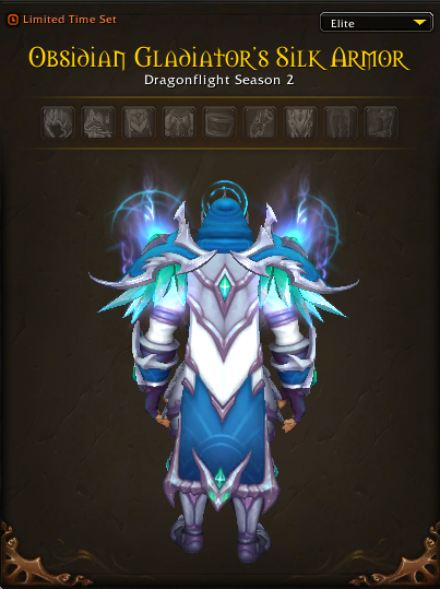 Mage Season 2 Transmog Set - Buy Merciless Gladiator's Regalia