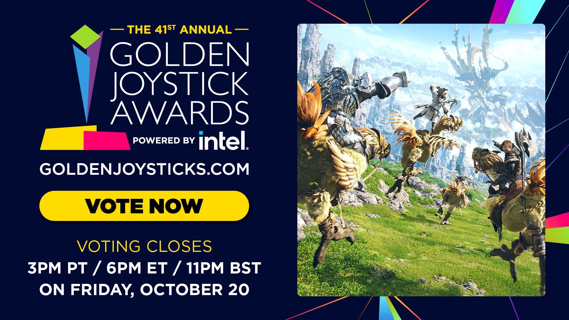 FFXIV Vote for the Best Game Community at the Golden Joystick Awards