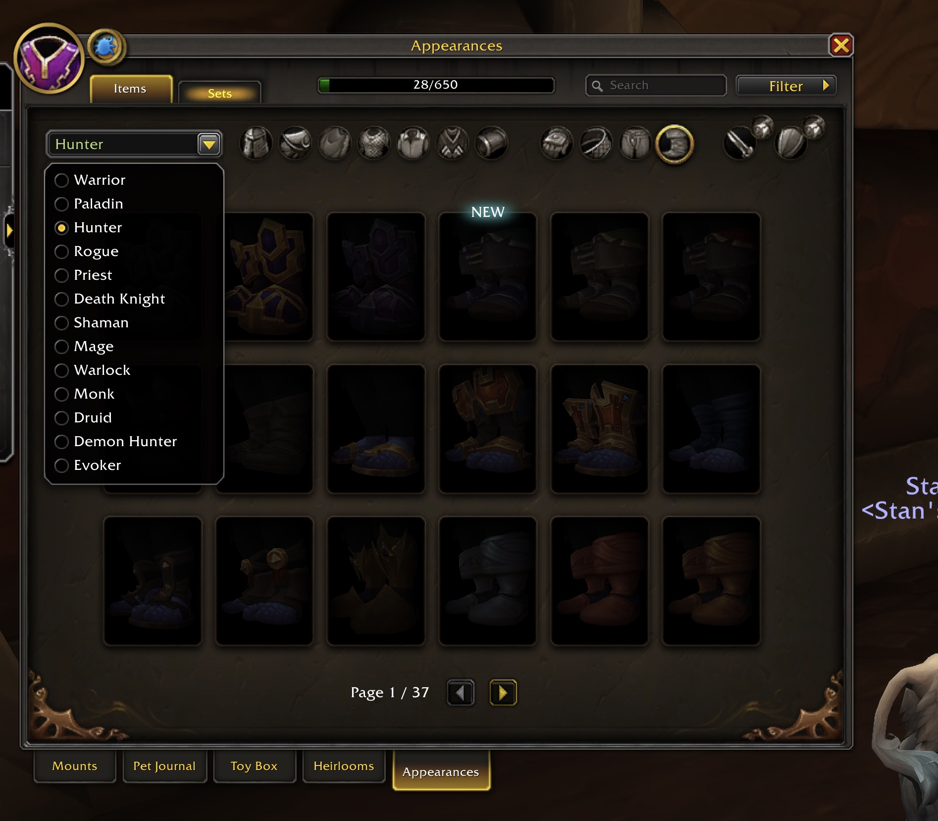 Transmog Appearances